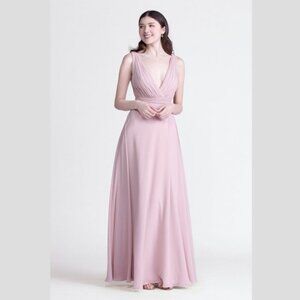 Wtoo 115 Chiffon Gown in Chateau Rose - s. Large